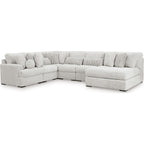 Cuddle Plush 6 Piece Modular Sectional with Chaise