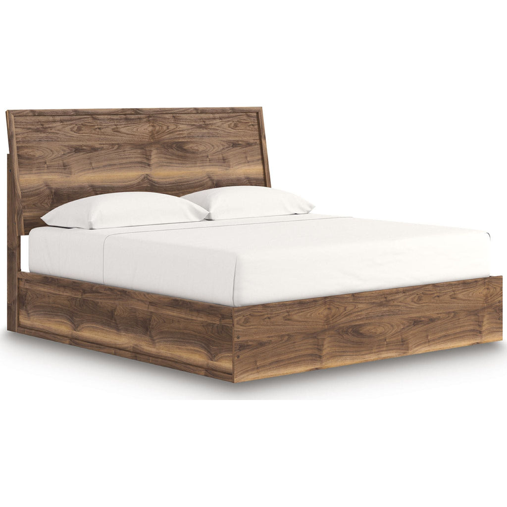 Chirason King Panel Bed - Brown