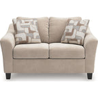Willarae Loveseat - Taupe