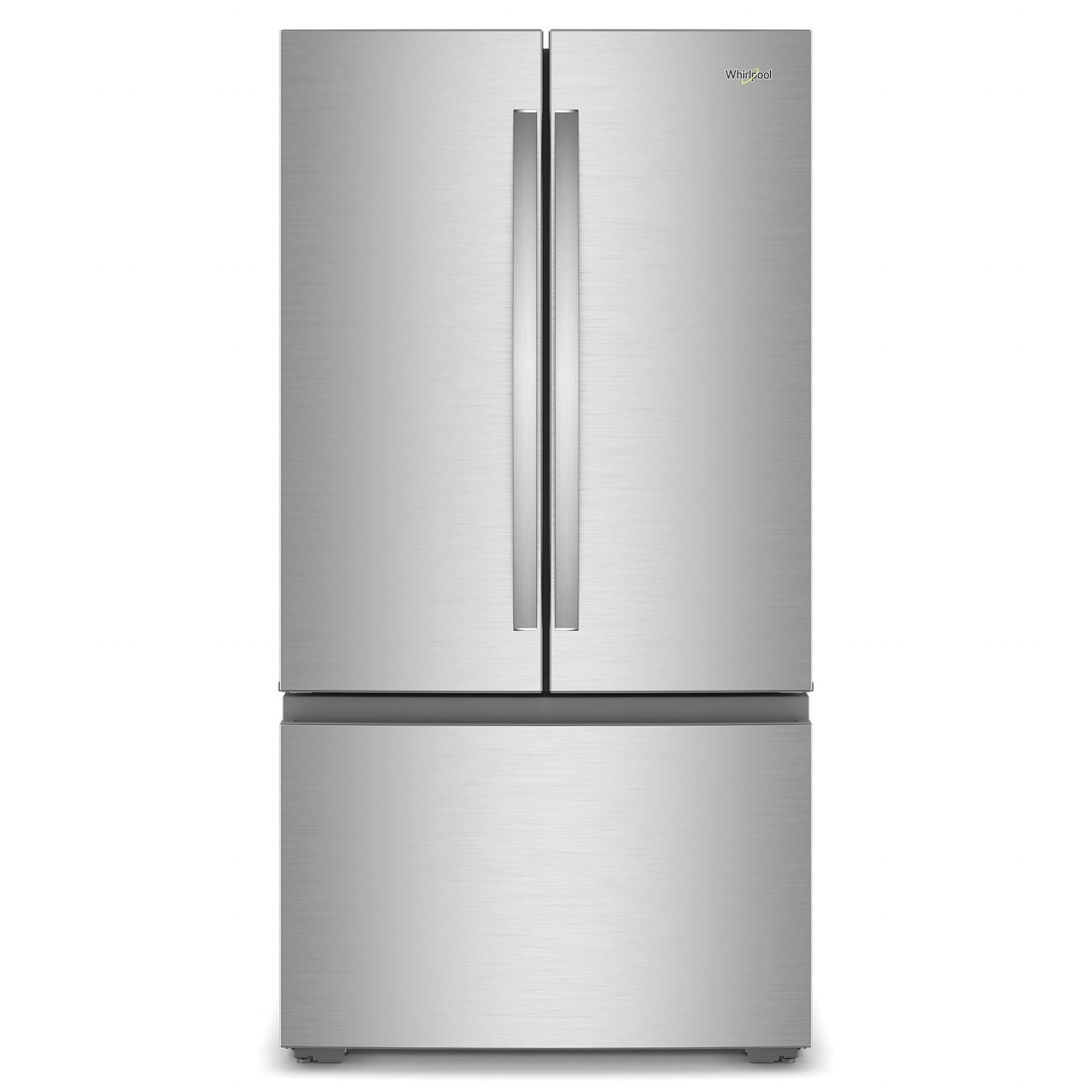 Whirlpool French Door Fridge (WRFC3036RZ) - Fingerprint-Resistant Stainless Finish