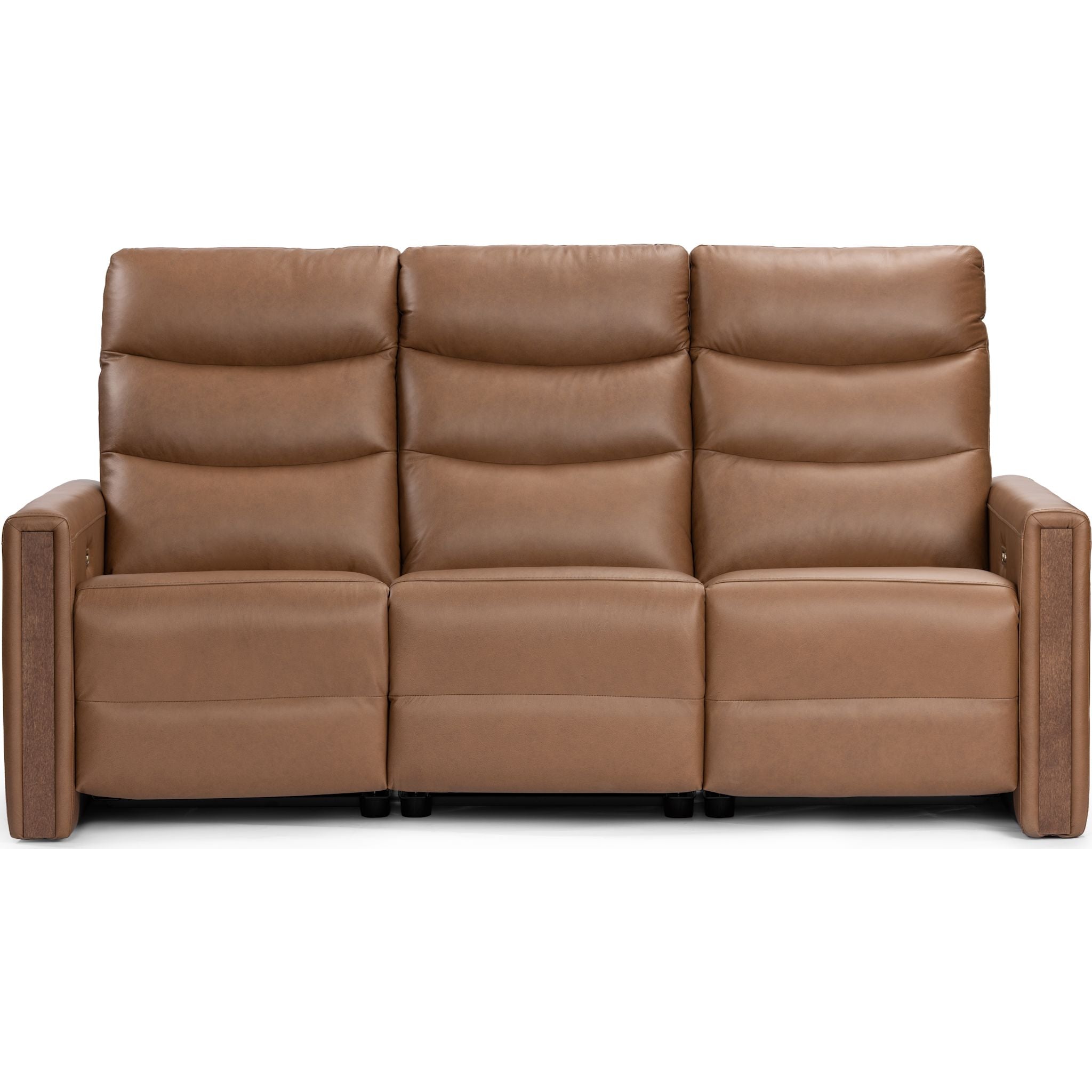 Valmont Power Reclining Sofa With Power Headrest - Verona Russet