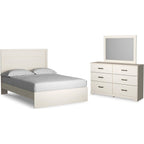 Stelsie Panel Bedroom - White