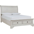Robbinsdale Full Sleigh Storage Bed