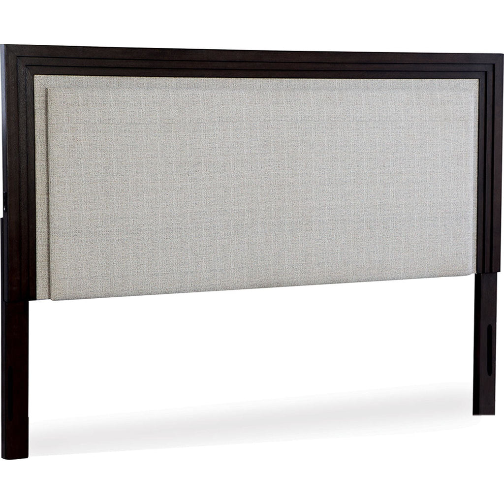 Neymorton Upholstered Headboard - Light Gray/Brown