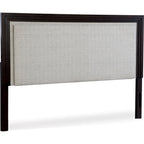 Neymorton Upholstered Headboard - Light Gray/Brown