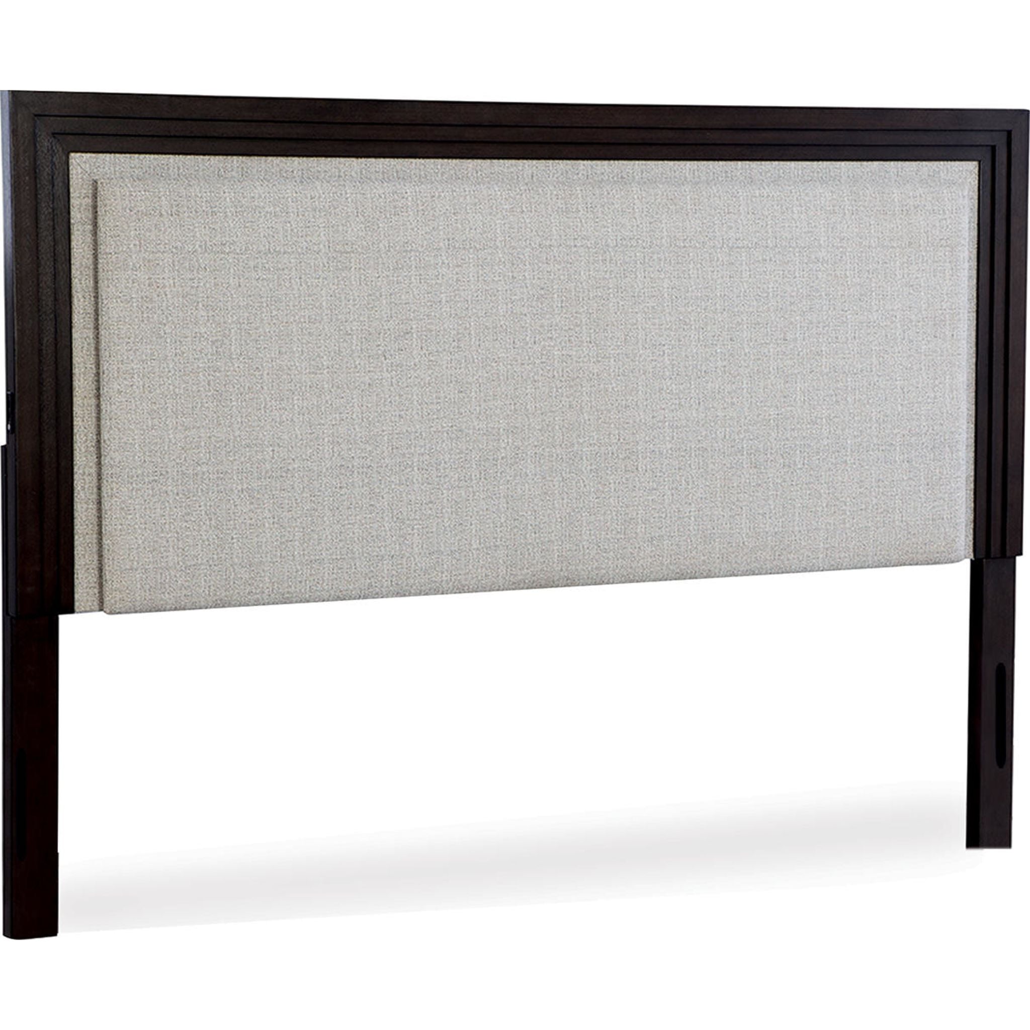 Neymorton Upholstered Headboard - Light Gray/Brown