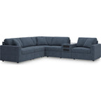 Modmax 6 Piece Modular Sectional with Audio Console