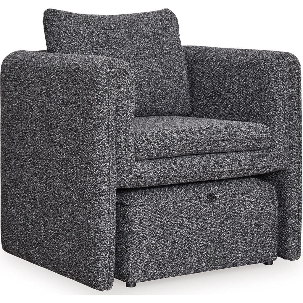 Vreni Accent Chair - Charcoal/Black