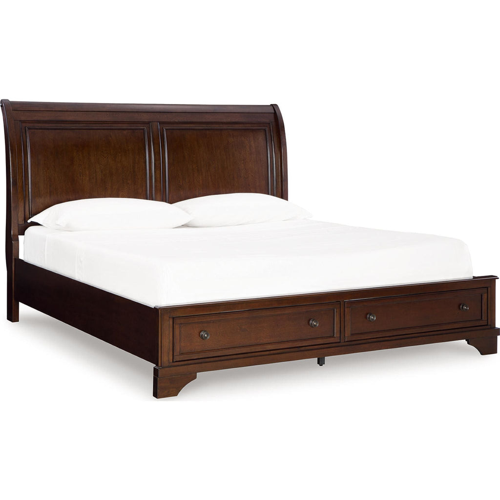 Trellington Queen Sleigh Storage Bed