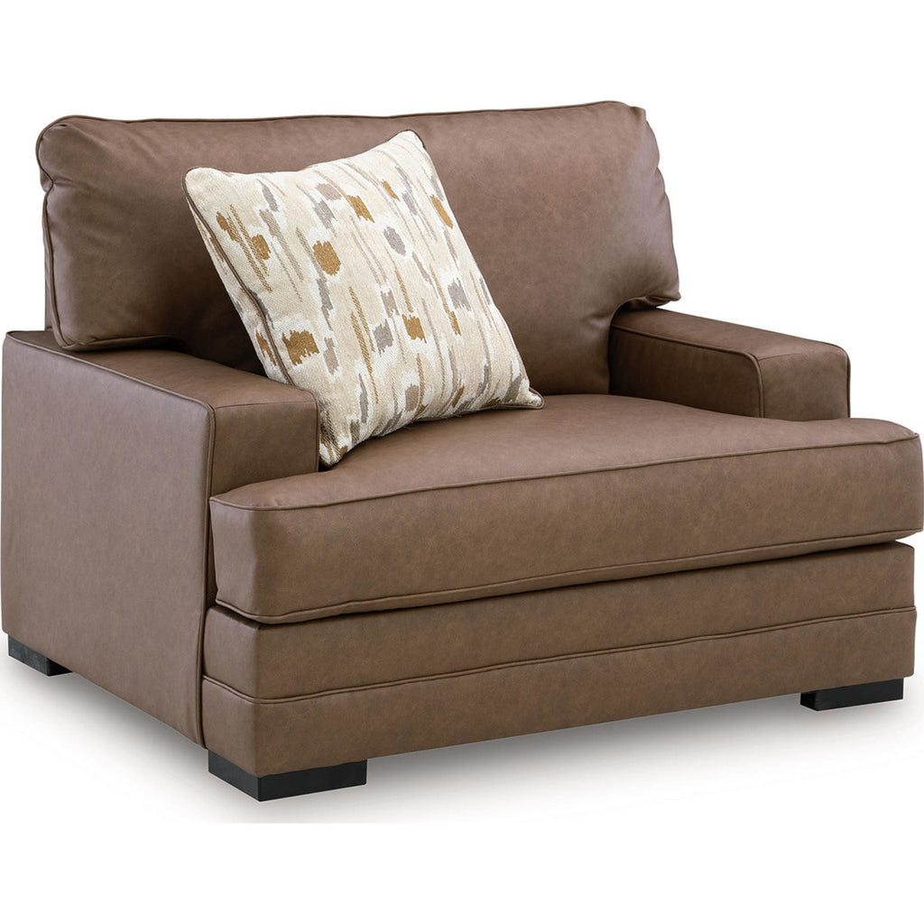 VillaCourt Oversized Chair - Caramel