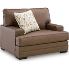 VillaCourt Oversized Chair - Caramel