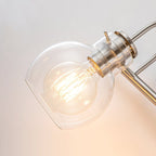 2/3 Light Bathroom Vanity Light Wall Sconce with Glass Shade