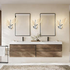 KAYLA 2-Light Bionic Leaf Wall Sconce