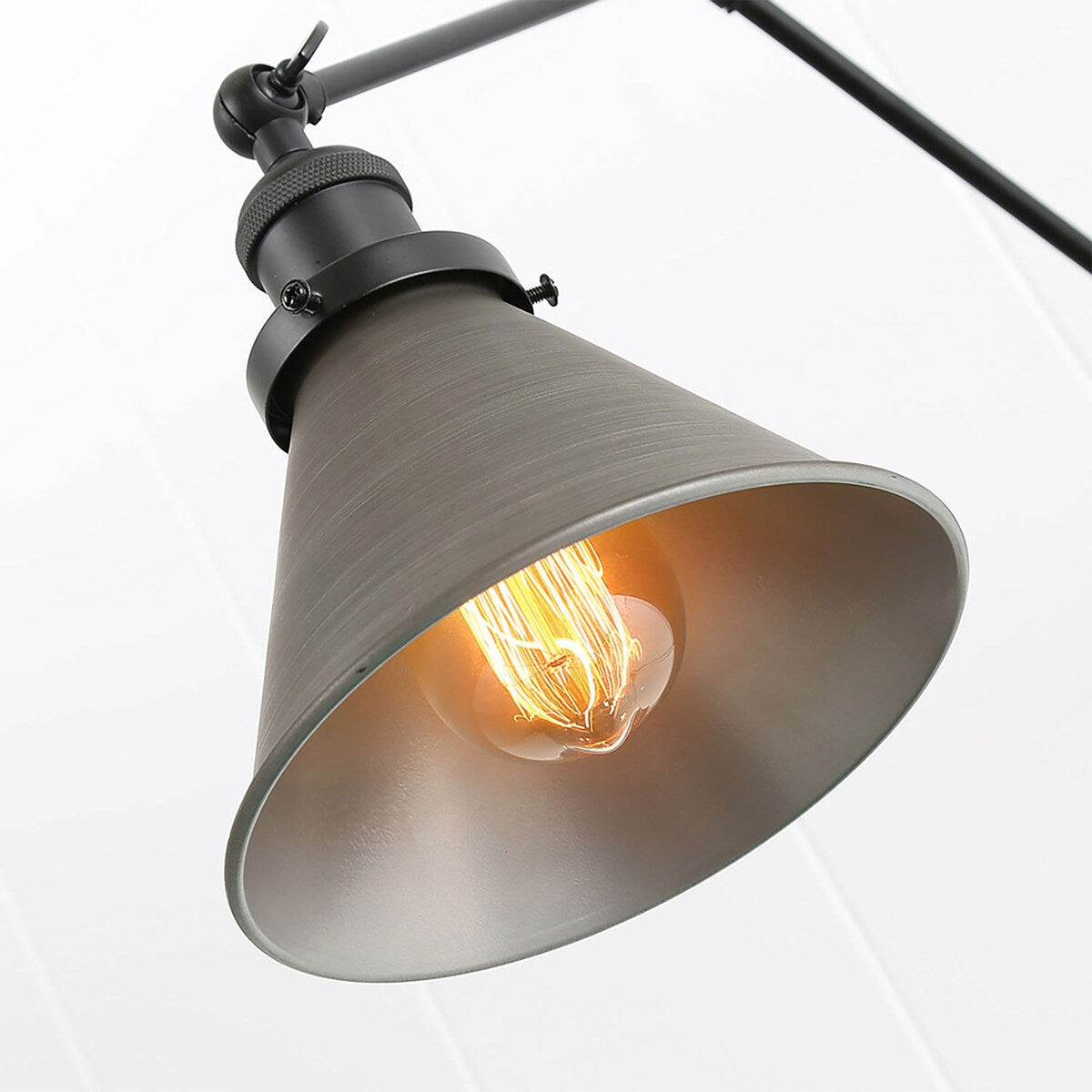 Malryn Set of 2 Modern Adjustable Swing Arm Lights Plug-in/Hardwired Wall Sconces