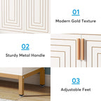 20 Pairs Modern Shoe Storage Cabinet with Doors, 6-Tier Freestanding Entryway Shoe Organizer Rack