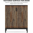 20 Pairs Modern Shoe Storage Cabinet with Doors, 6-Tier Freestanding Entryway Shoe Organizer Rack