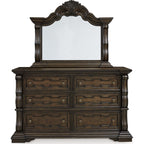 Maylee Dresser and Mirror - Dark Brown