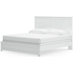 Bostwick Shoals Panel Bed - White