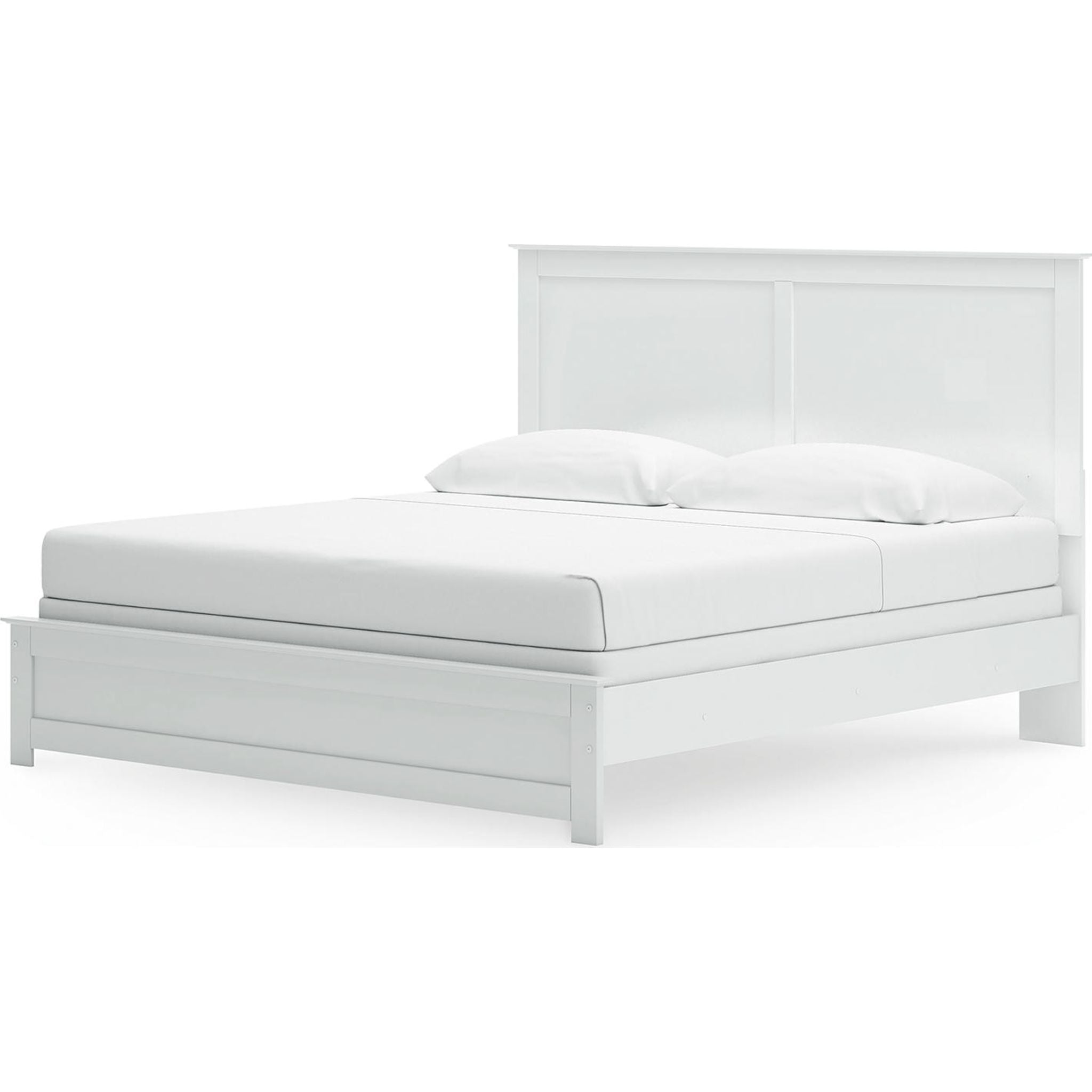 Bostwick Shoals Panel Bed - White