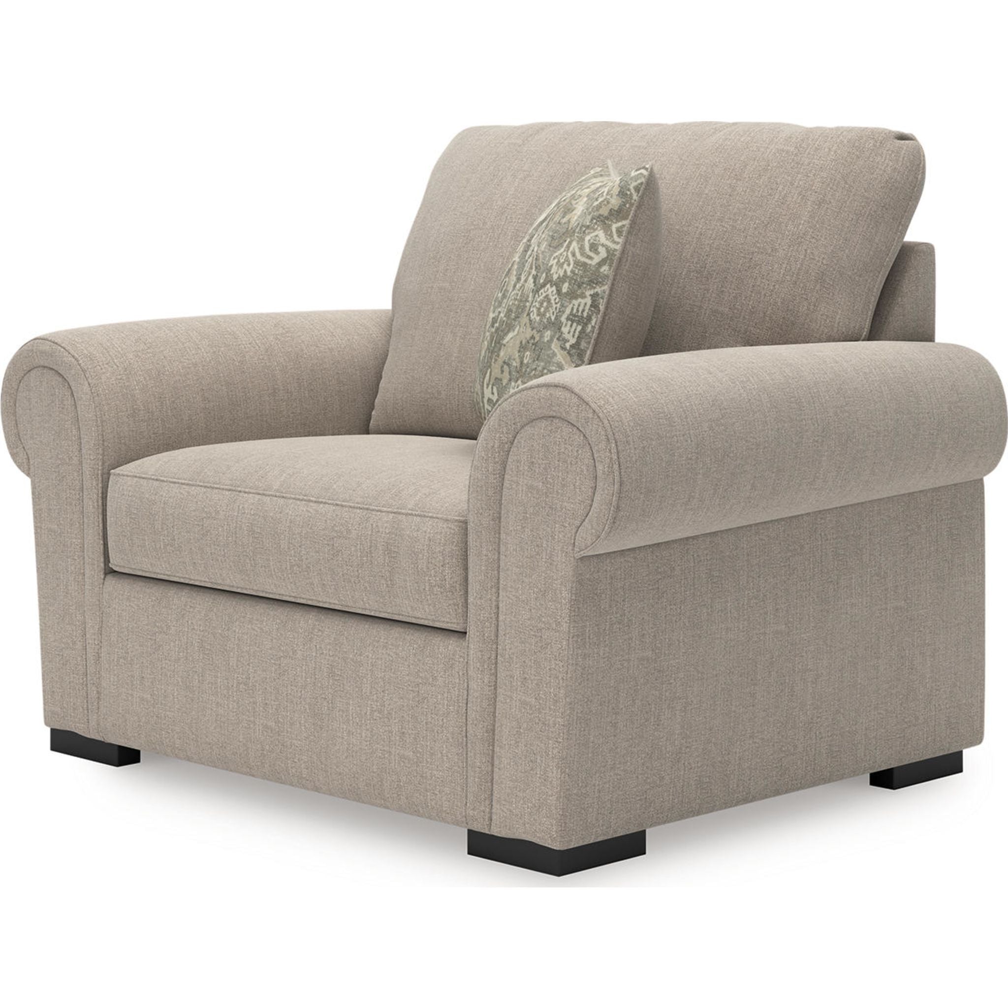 Sararose Oversized Chair - Heather