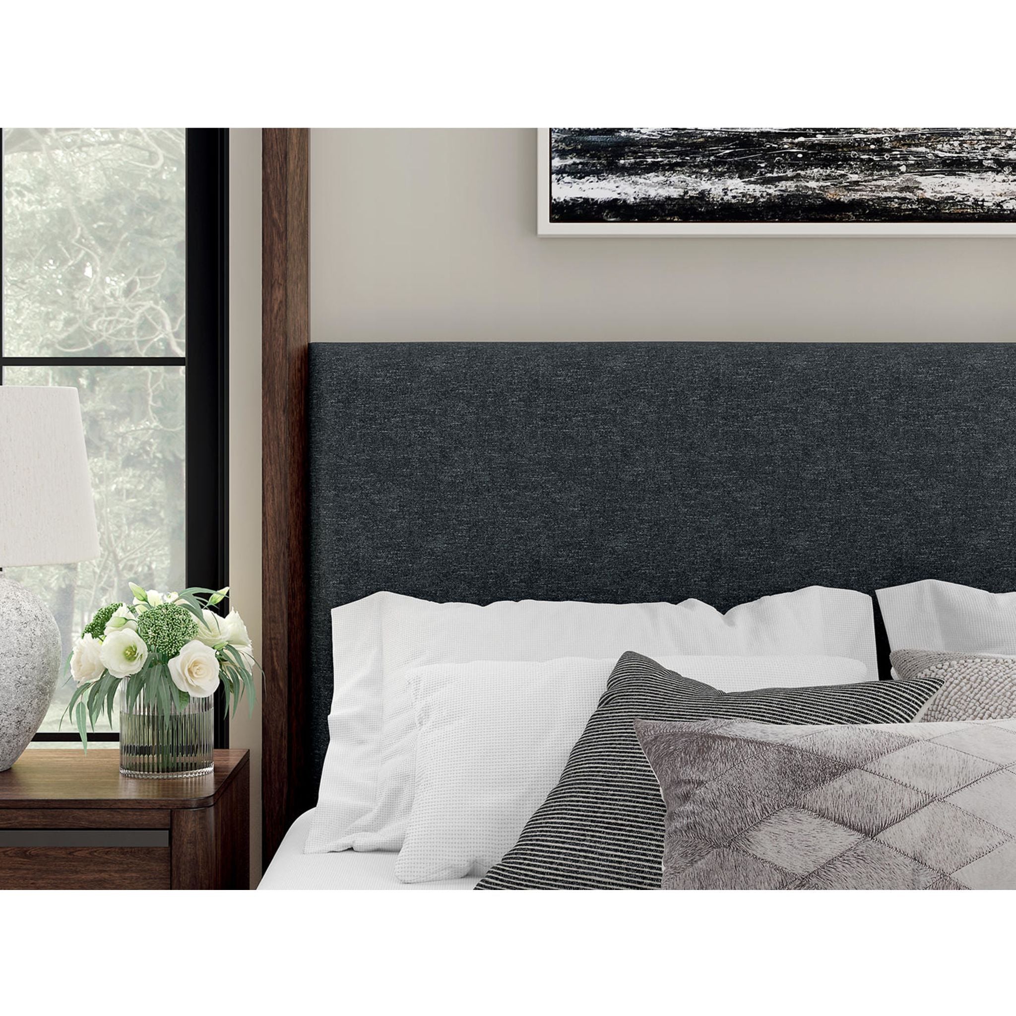 Dilenno Canopy Bed - Dark Brown