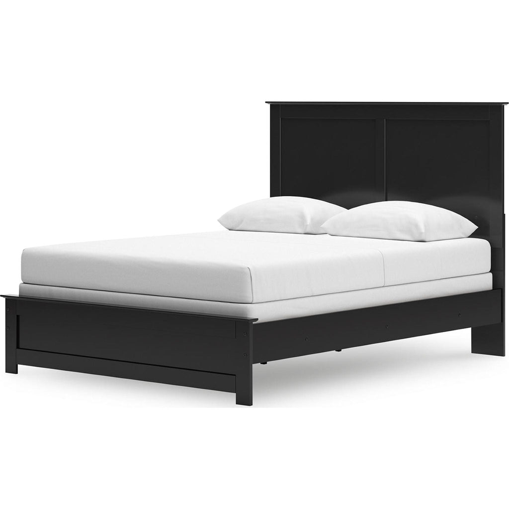 Maribel Panel Bed - Black