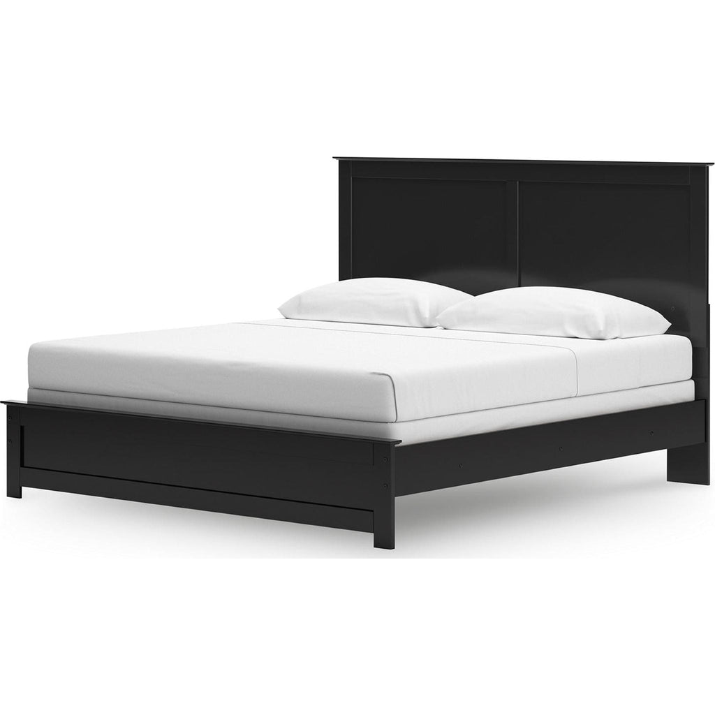 Maribel Panel Bed - Black