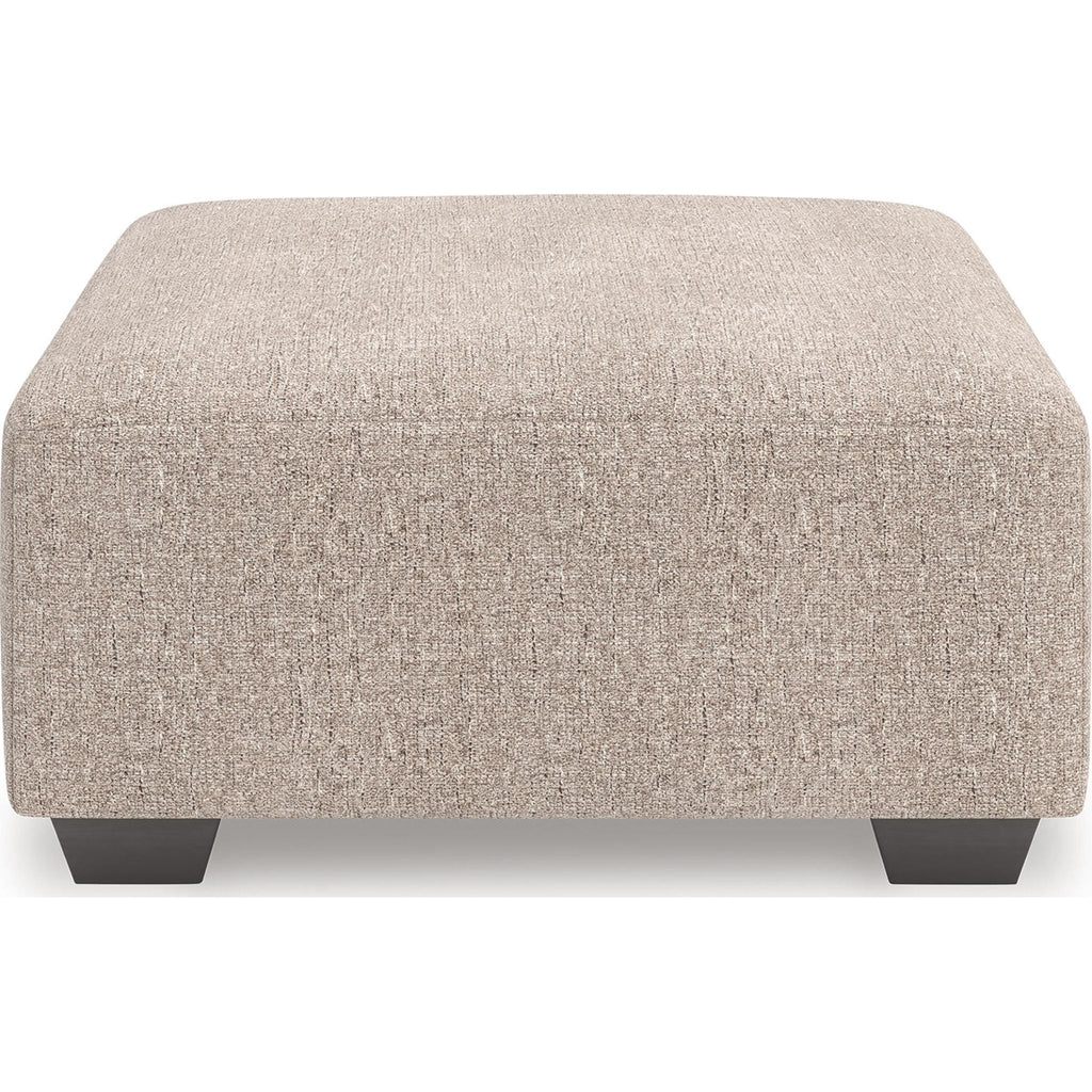 Newellen Oversized Accent Ottoman - Hemp