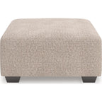 Newellen Oversized Accent Ottoman - Hemp
