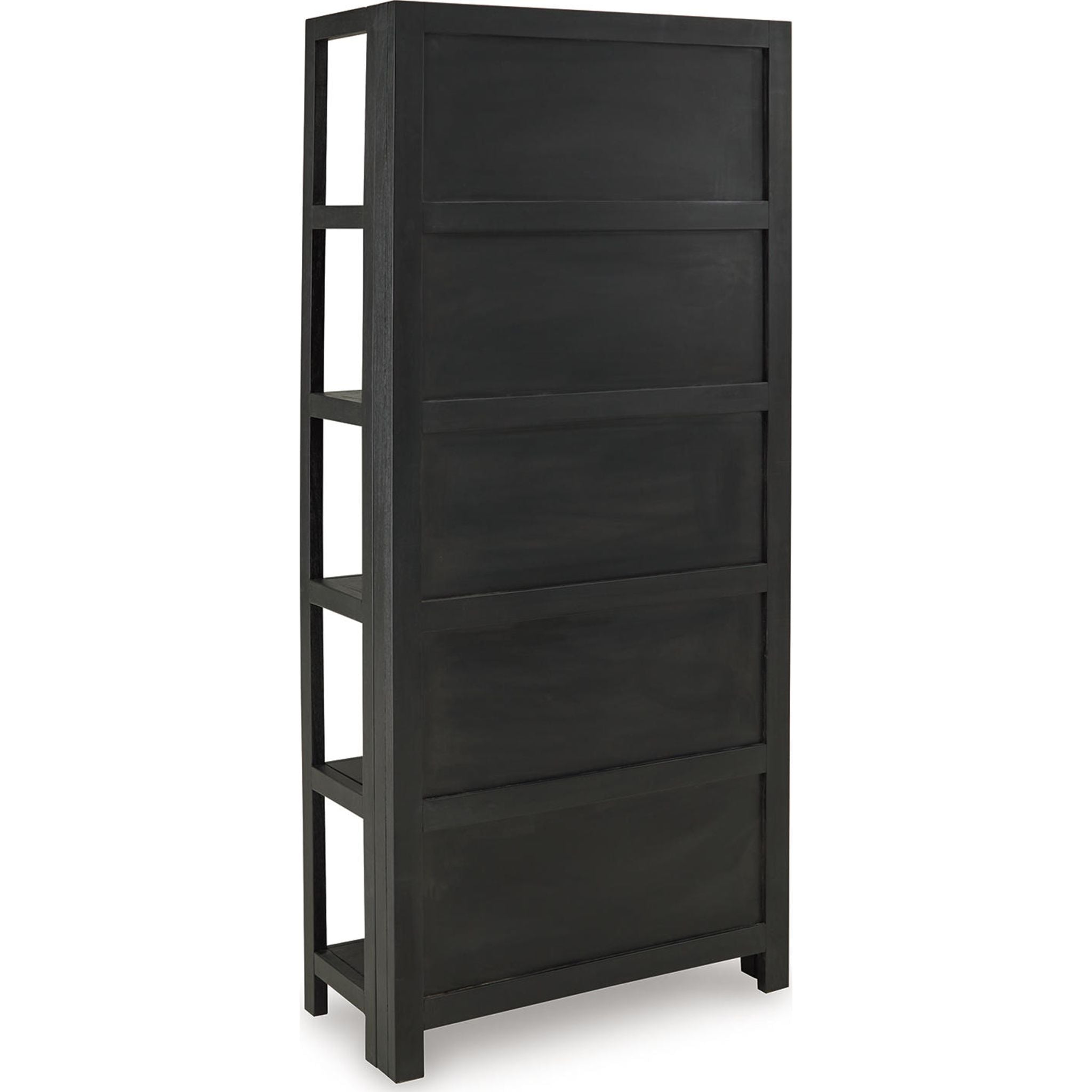 Abyard Bookcase - Black/Natural