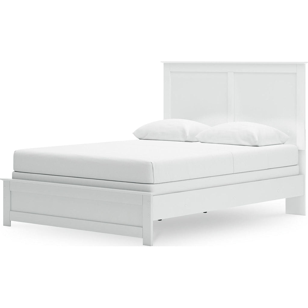 Bostwick Shoals Panel Bed - White