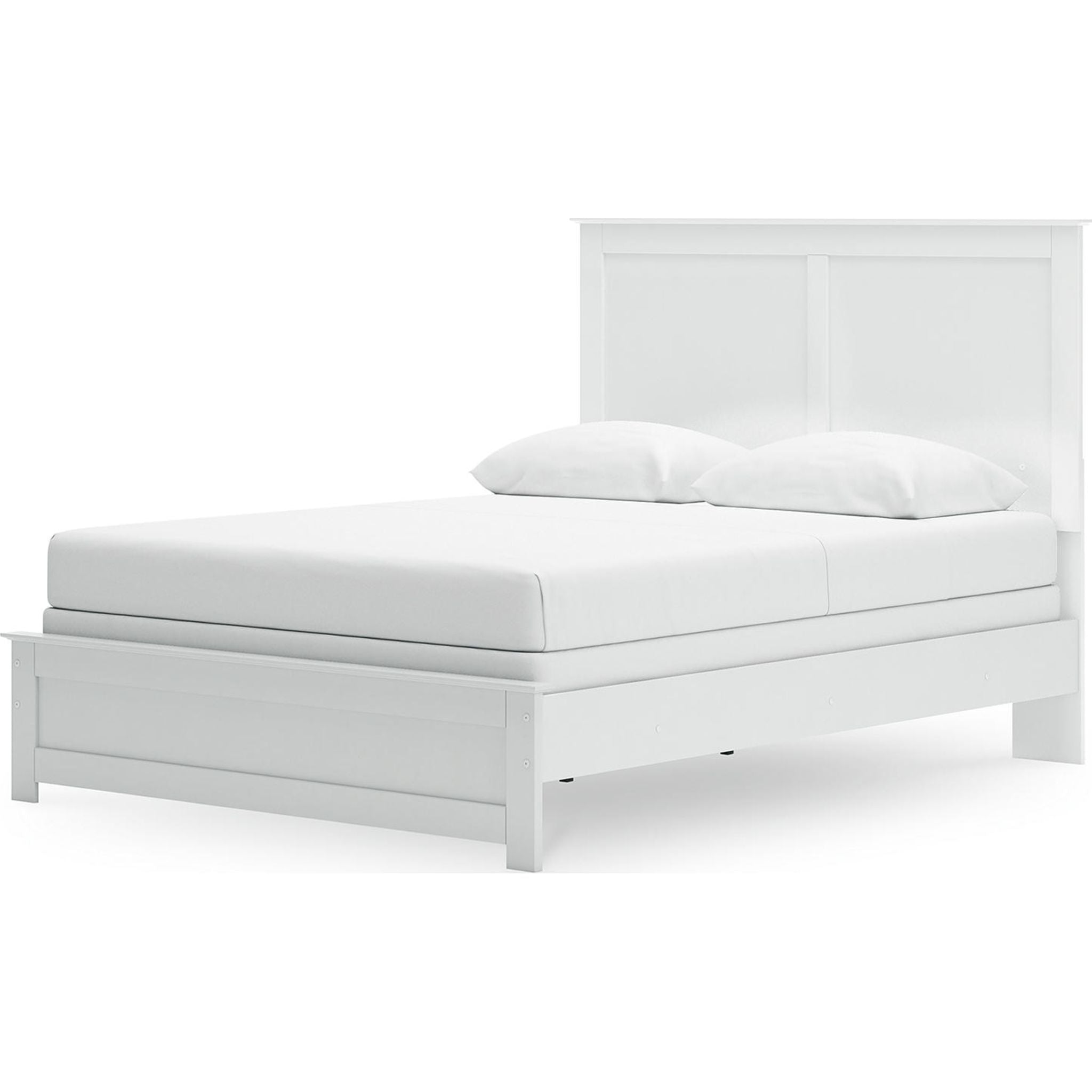 Bostwick Shoals Panel Bed - White