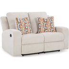 Danum Reclining Loveseat - Stone