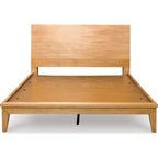 Sherbana King Panel Bed - Light Brown