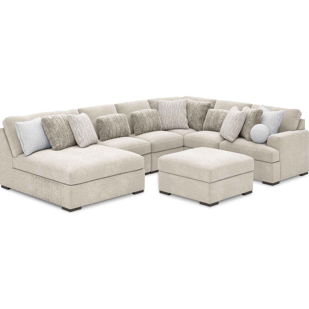 Cuddle Plush 6 Piece Modular Sectional with Chaise
