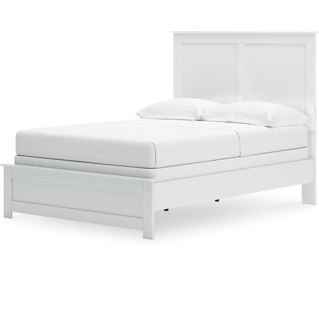 Bostwick Shoals Panel Bed - White