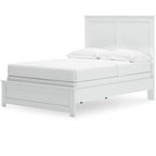Bostwick Shoals Panel Bed - White