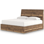 Chirason King Panel Bed - Brown