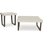 Westenfort 2 Pack Tables - Espresso/Gray