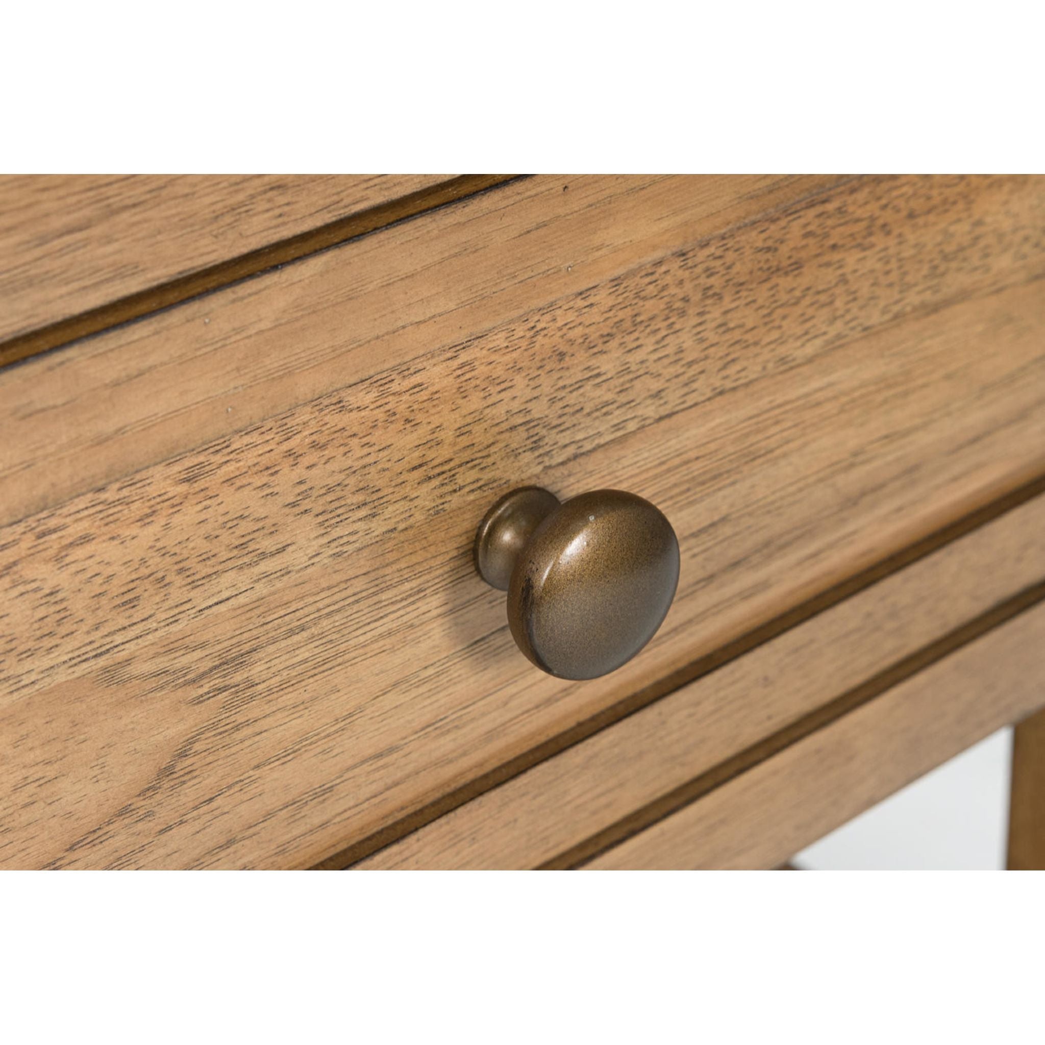 Sharlance Rectangle Lift Cocktail Table - Light Brown