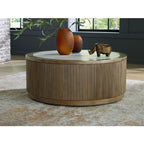 Camdill Coffee Table - Light Brown/White