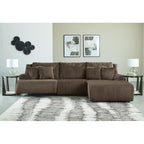 Top Tier 3 Piece Reclining Sectional with Chaise