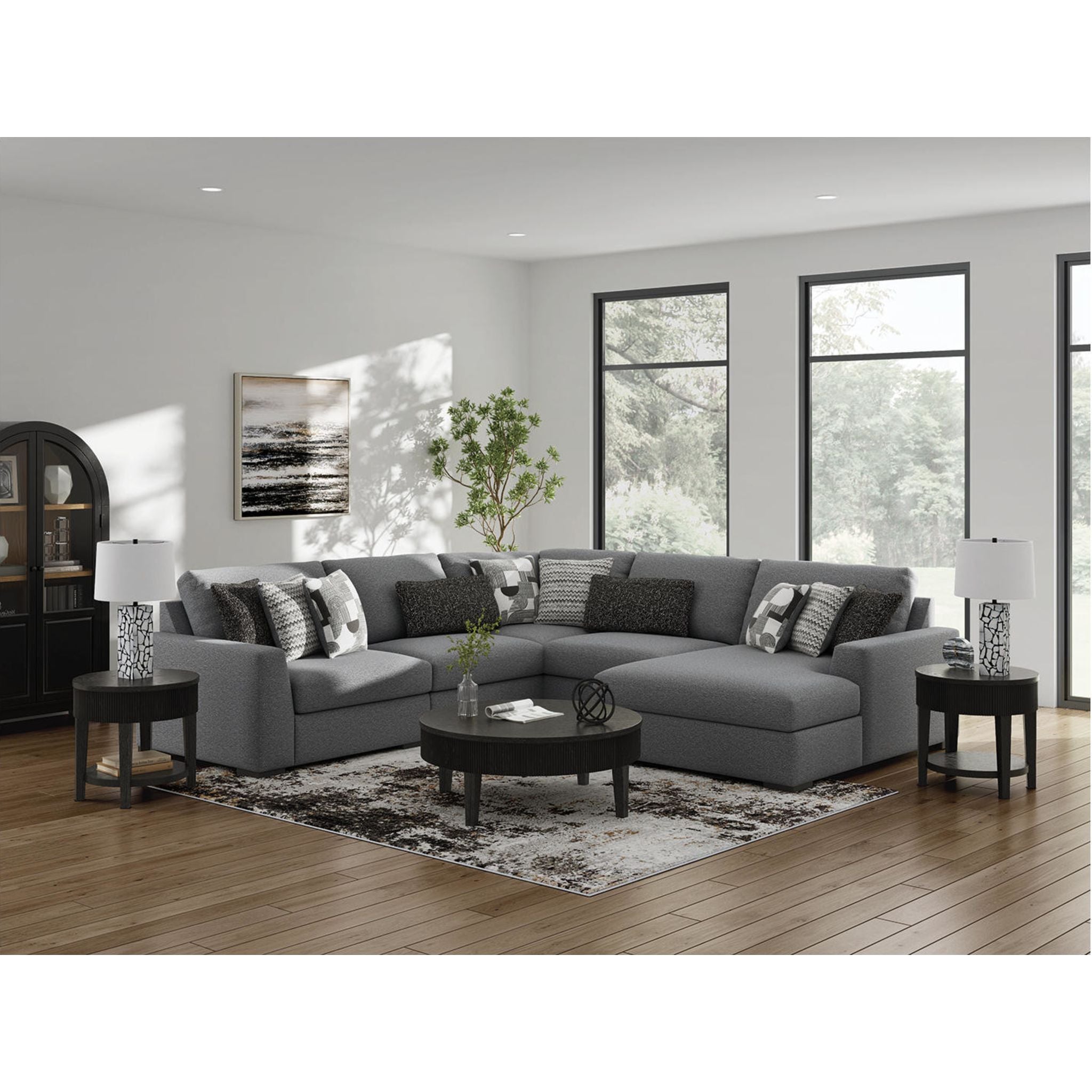 Bealton 5 Piece Sectional with Chaise