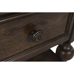 Veramond End Table - Dark Brown