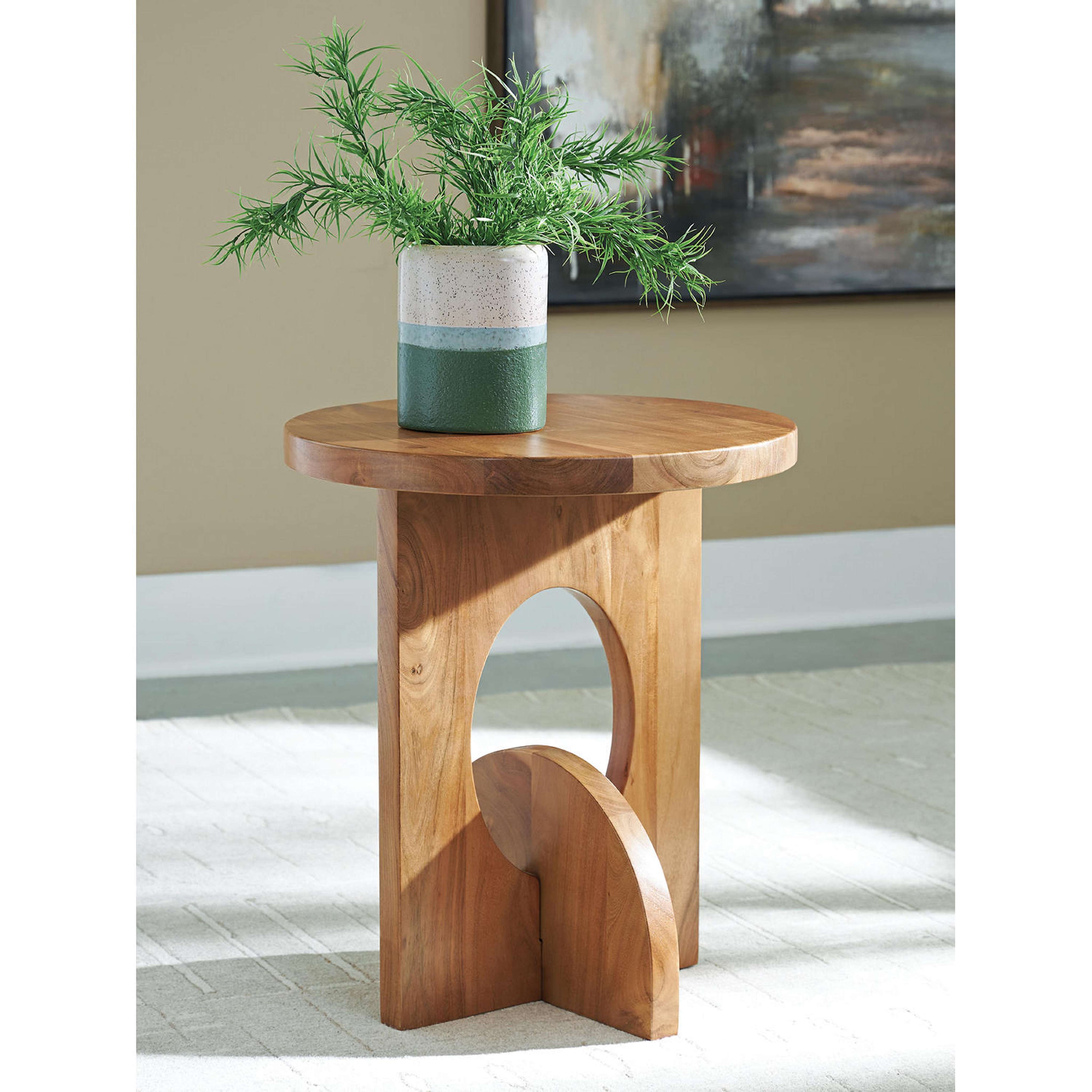 Hollbourne Accent Table - Brown