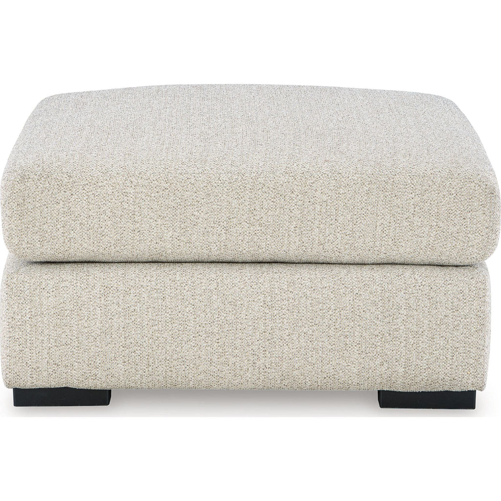 Laurelgrove Oversized Accent Ottoman - Pebble