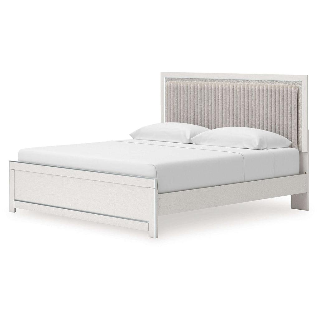 Zuraleus King Platform Bed - White
