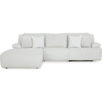 Top Tier 3 Piece Reclining Sectional with Chaise