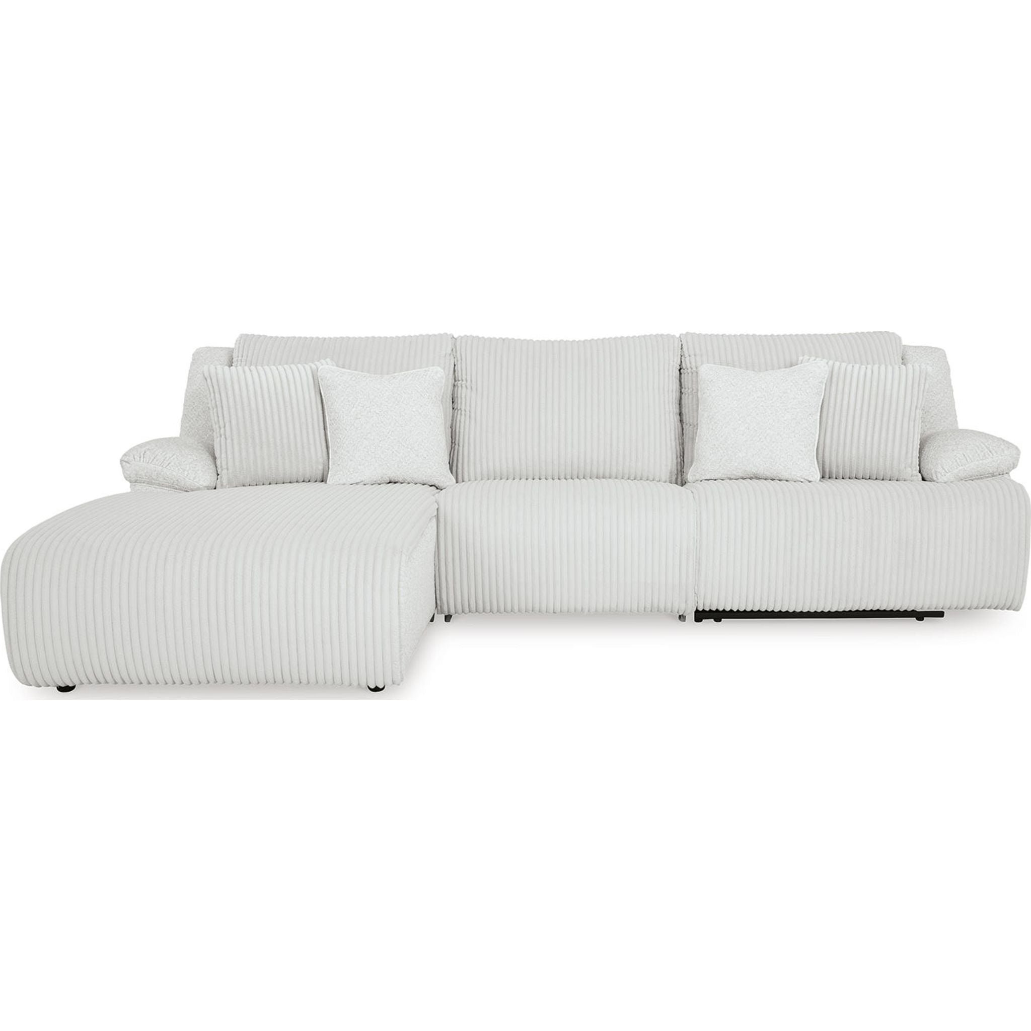Top Tier 3 Piece Reclining Sectional with Chaise