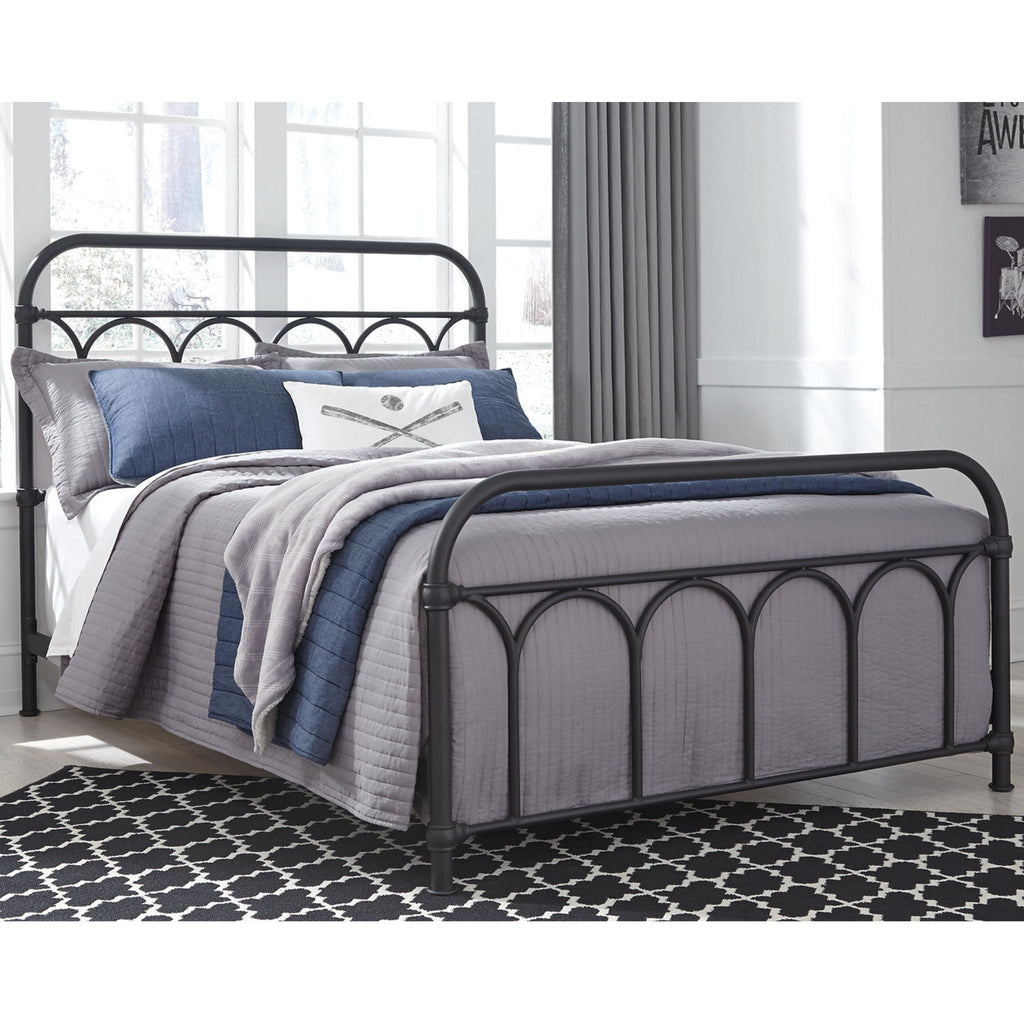 Nashburg Metal Bed - Black